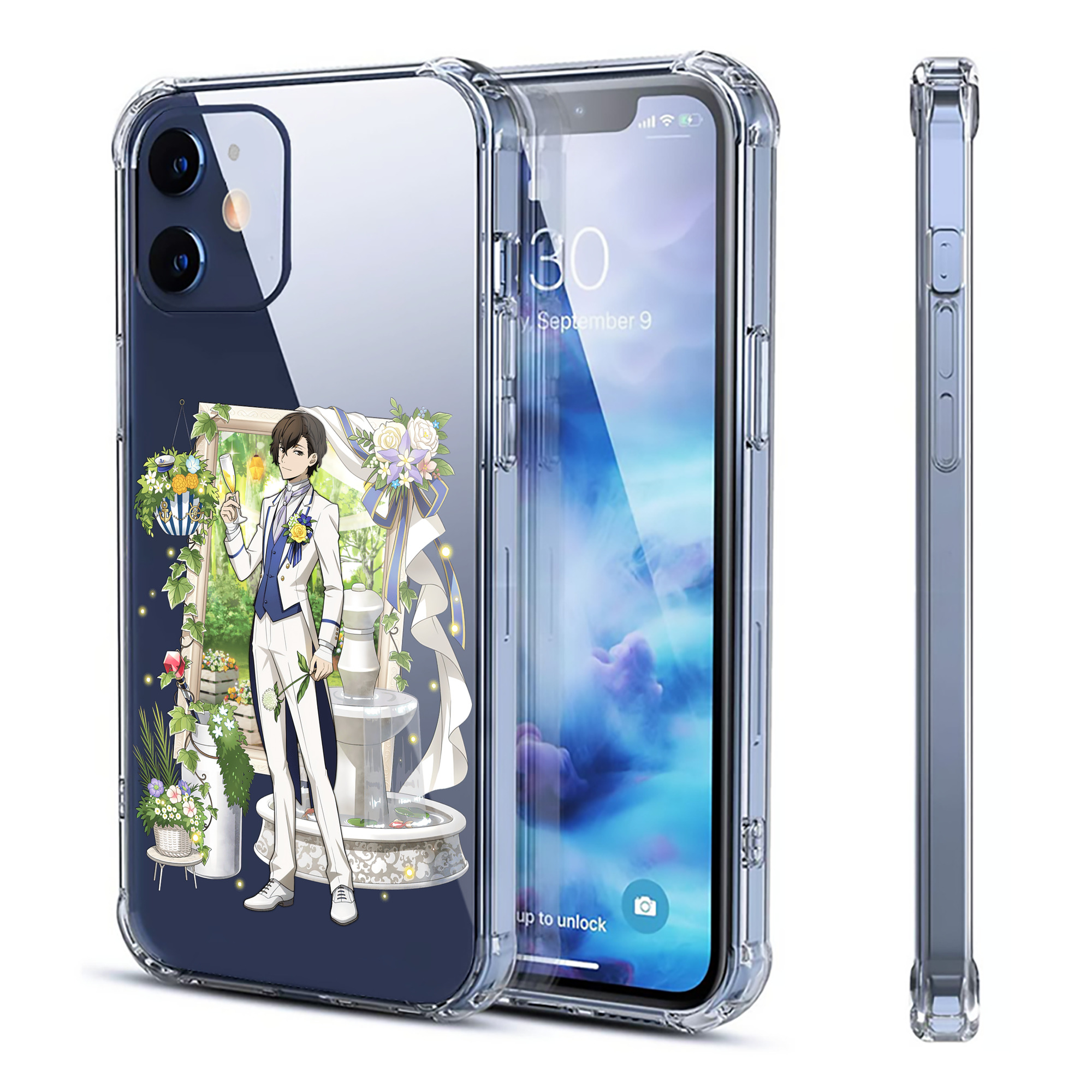 （画像用） 文豪ストレイドッグス Bungo Stray Dogs 【iPhone 12シリーズ対応】透明スマホケース（クリアソフトケース）